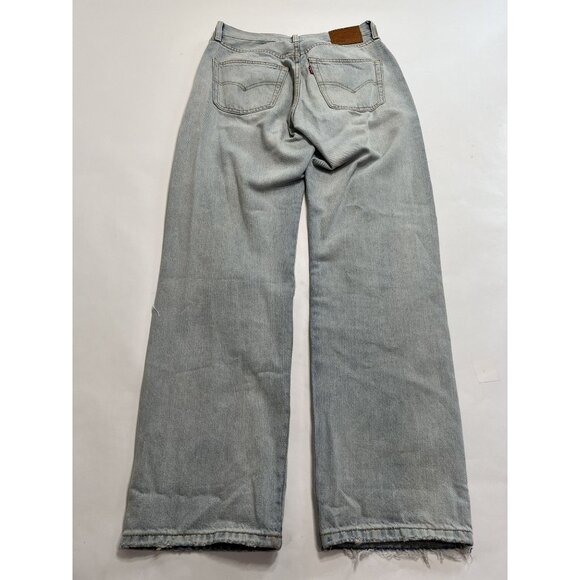 Levi's 501 '90s Freehand Folk Women's Jeans in Serious Sizzle Light Wash - Picture 5 of 7